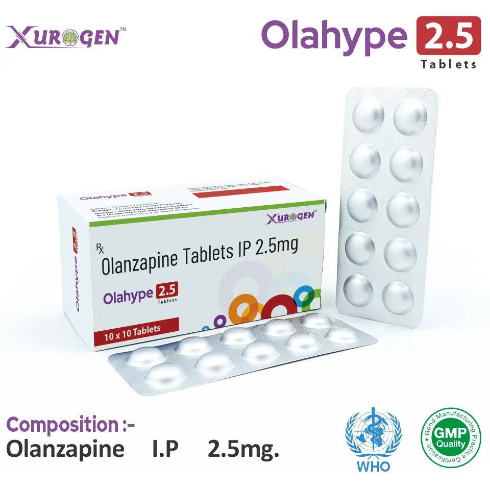 Olanzapine 2.5mg Tablet Packaging